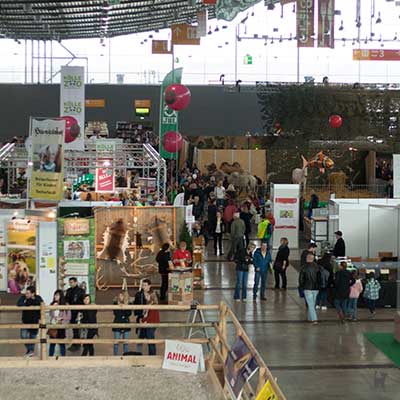 Messehalle der 'Animal' Messe 2017