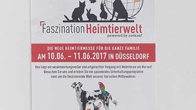 Plakat der Faszination Heimtierwelt 2017