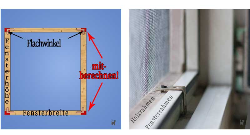 Aufbau und Befestigung des Holzrahmens