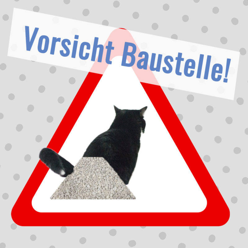 Baustellenschild